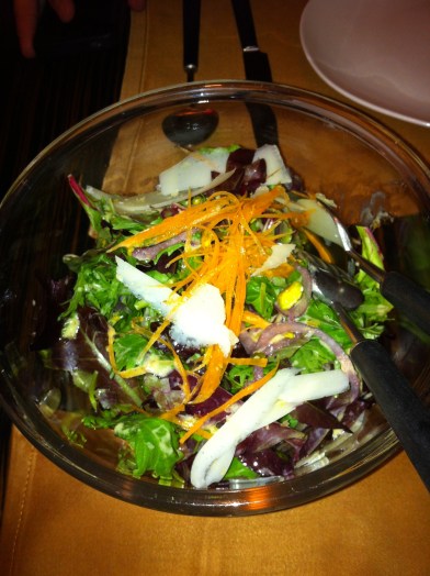 La Cesta de Recoletos - Ensalada con lascas de parmesano