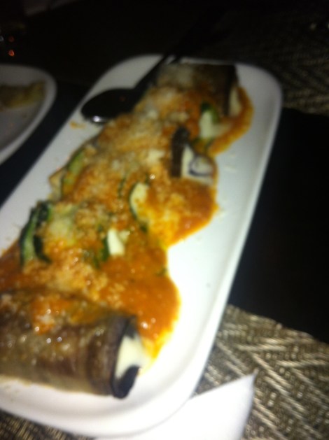 Mercato Ballaró - Rollos de berenjena y calabacín con queso 