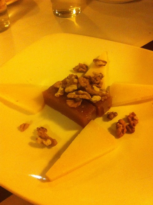 Sagaretxe - Queso idiazabal con membrillo