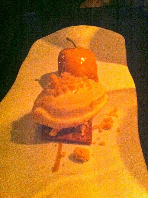 Ramsés - Tarta de manzana con helado