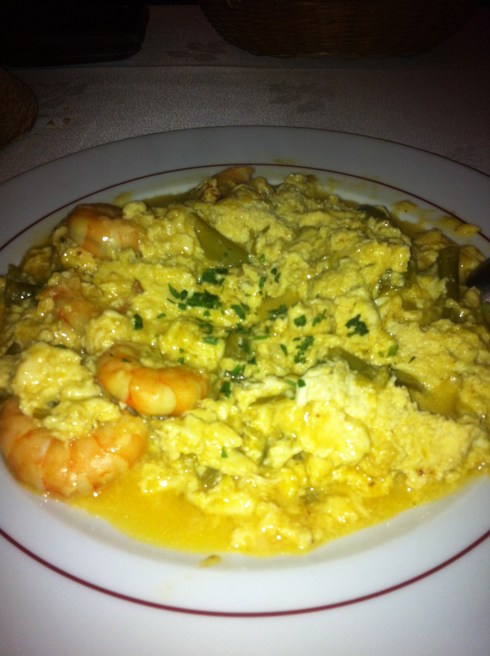 Paolo - Revuelto de ajetes y gambas