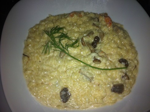 La Misión - Falso risotto de setas y gambas