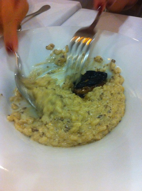 El Quenco de Pepa - Arroz cremoso con gurumelos y foie