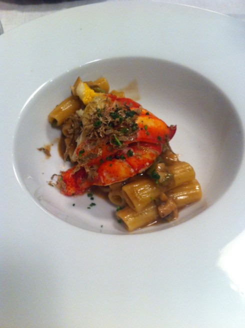 Edulis - Bogavante con rigatoni