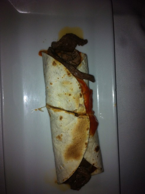 La Huella - Burrito de ternera salteada