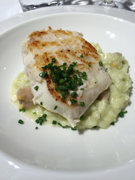 Alabaster - Rape con arroz de berberechos