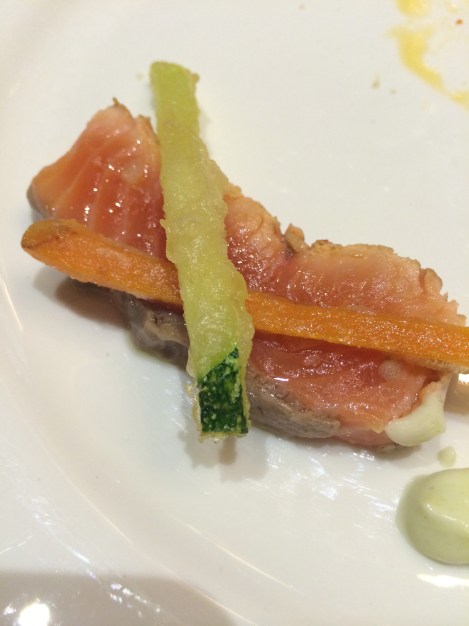 Taberna Gaztelupe - Aperitivo de salmón