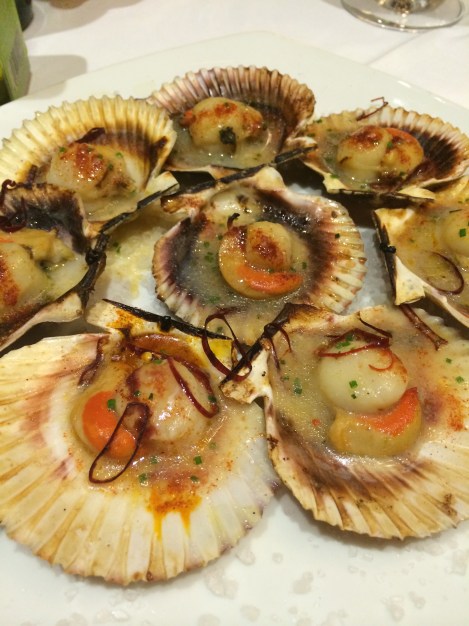 Taberna Gaztelupe - Zamburiñas al grill